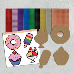 Mirror Pixel Art Sweets - Aladine
