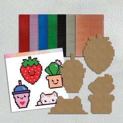 Mirror Pixel Art Kawaii - Aladine