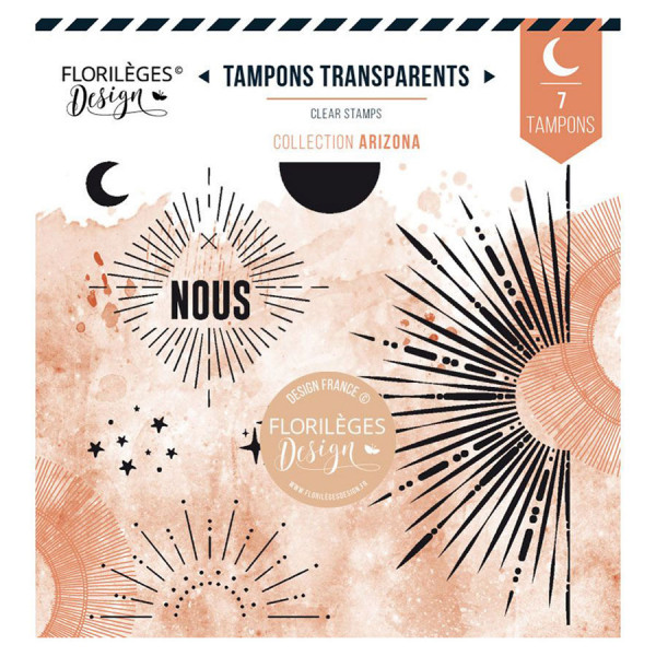 Tampons transparents Et que ça brille ! 7 pcs