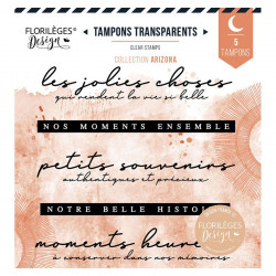 Tampons transparents Jolies choses et souvenirs 5 pcs