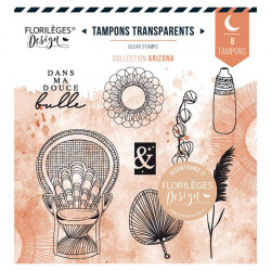 Tampons transparents Dans ma bulle 8 pcs