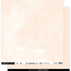 Papier uni n°50 Rose poudré