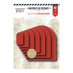 Dies set Fenêtre courbes basiques 7 pcs