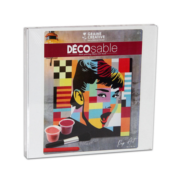 Kit déco sable Audrey Pop art