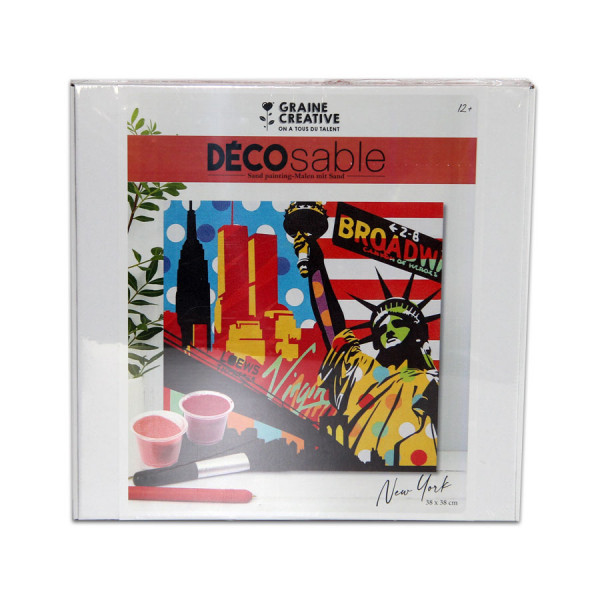 Kit déco sable New York Pop art