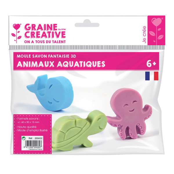 Moule à savon Animaux aquatiques