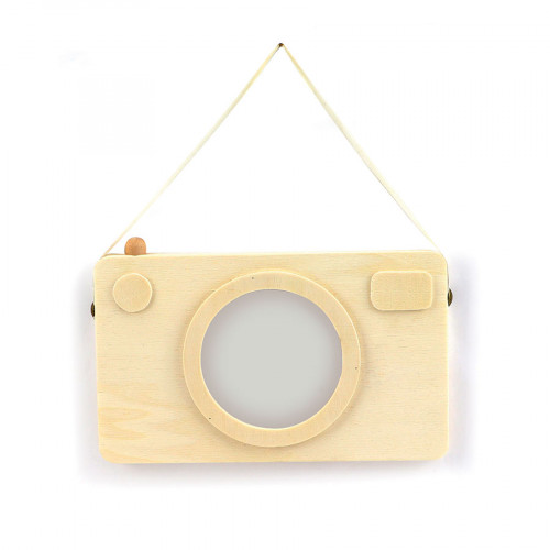 Cadre en bois Appareil photo 20 x 12 x 1,2 cm