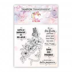Tampons transparents Le bonheur et au-dela 5 pcs