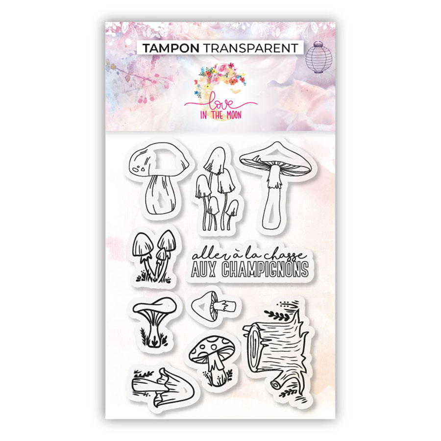 Chou & Flowers collection L'orée des bois - tampon clear Mini champignon