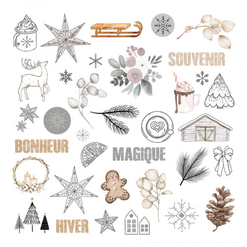 Une pause Fika Die Cuts calque