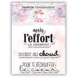 Tampons transparents Après l'effort 3 pcs