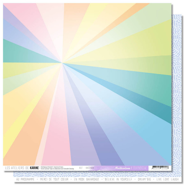 Rainbow Papier imprimé #6