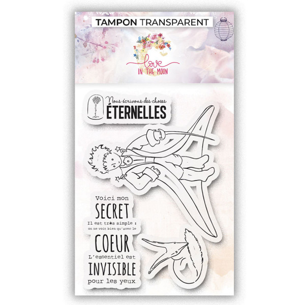Tampons transparents Petit Prince 4 pcs