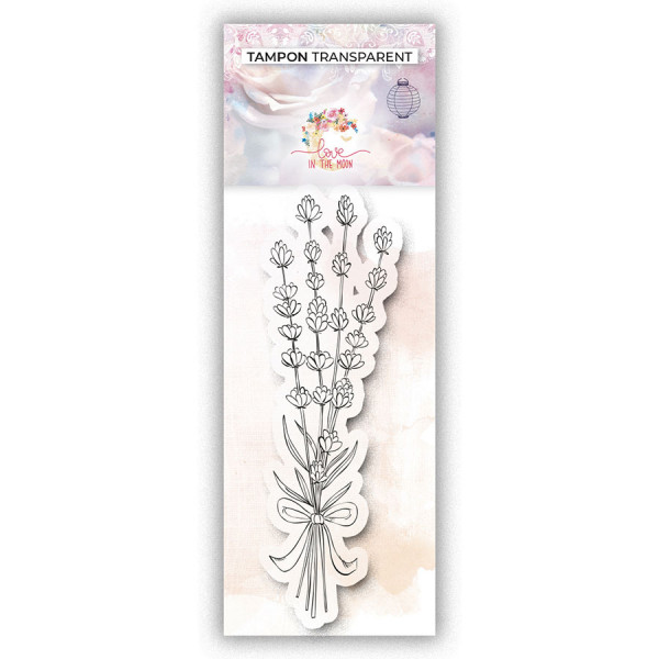 Tampon transparent Bouquet de lavande