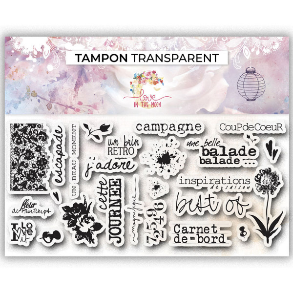 Tampons transparents Mademoiselle 27 pcs
