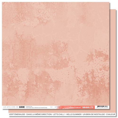 Bonjour l'été Back to Basics #10 Corail estival