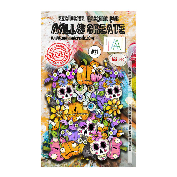 AALL Ephemera die-cuts Pumps & Skullz 168 pcs