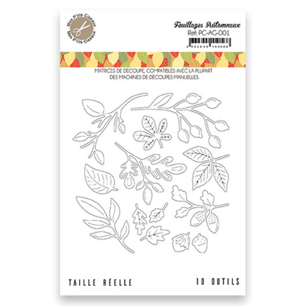 Dies set  Feuillages automnaux 10 pcs