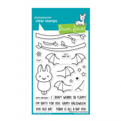 Tampons transparents Coucou chauves-souris ! 21 pcs