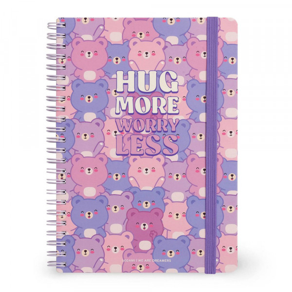 Carnet de notes à spirales Ligné Large Teddy Bear - Legami