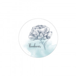Badge Bonheur 38 mm