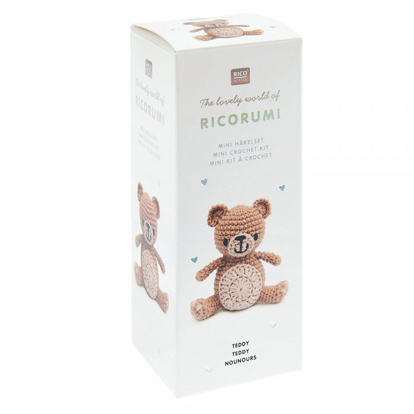 Kit crochet Ricorumi mini Teddy - Rico Design