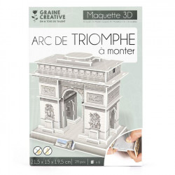 Maquette Puzzle 3D Arc de Triomphe - Graine Créative