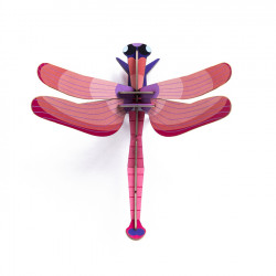 Décoration murale 3D Ruby Dragonfly - Studio ROOF