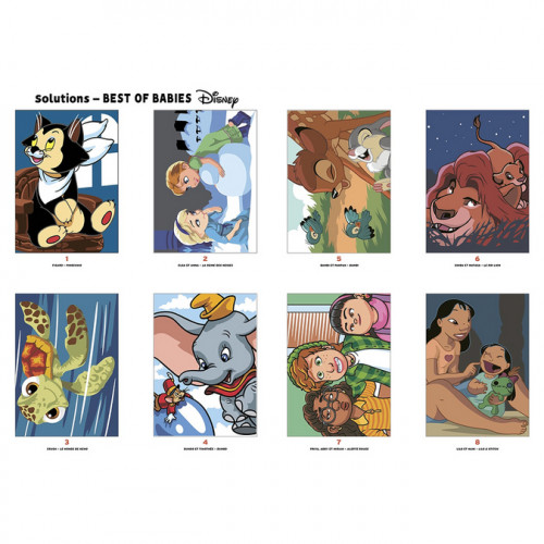 Coloriages mystères Disney Best of Babies - Hachette