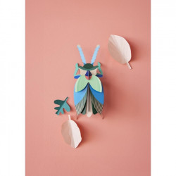 Décoration murale 3D Emerald Beetle - Studio ROOF