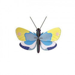 Décoration murale 3D Yellow Monarch Butterfly - Studio ROOF