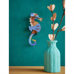 Décoration murale 3D Blue Ringlet Seahorse - Studio ROOF