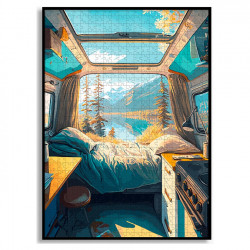 Puzzle 1000 pièces Van Life - Piece & Love