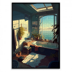 Puzzle 1000 pièces Bain voyons - Piece & Love