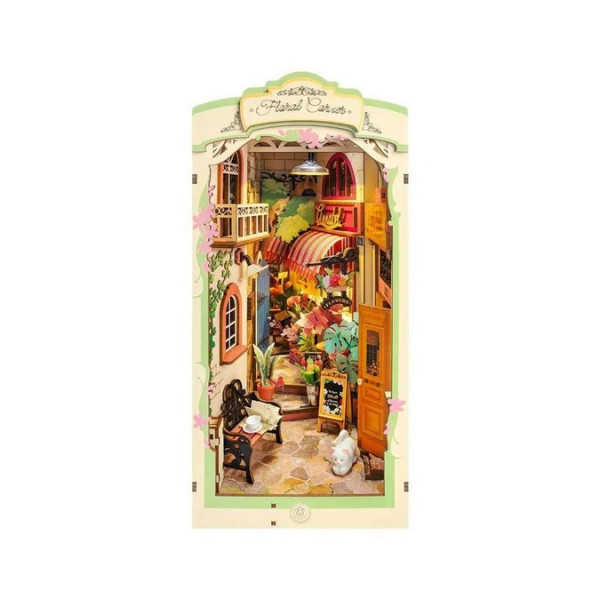 Maquette Book Nook Floral Corner - Rolife