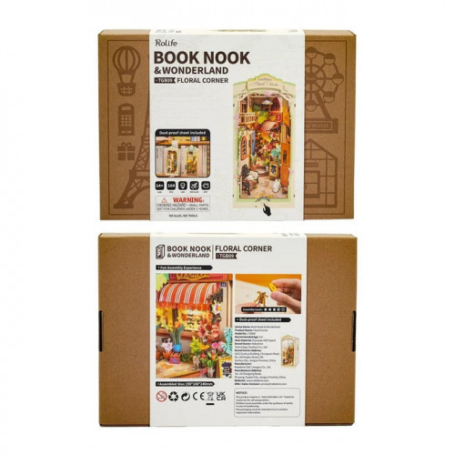 Maquette Book Nook Floral Corner - Rolife