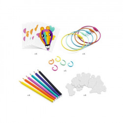 Porte-clefs à colorier 5 pcs Kawaii - Djeco
