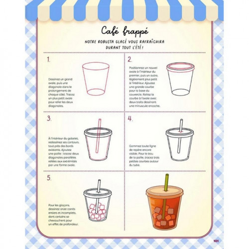 Livre Petits dessins kawaii à croquer : Bienvenue au Kawaii Café ! - Éditions Vigot