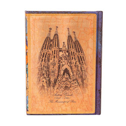 Carnet rigide 18 x 12,5 cm 144 p Ligné Gaudi, Le Manuscrit de Reus - Paperblanks