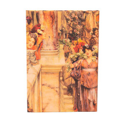 Carnet rigide 18 x 12 cm 144 p Ligné Alma-Tadema, Le printemps - Paperblanks