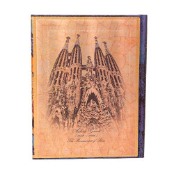 Carnet rigide 23 x 18 cm 144 p Uni Gaudi, Le Manuscrit de Reus - Paperblanks