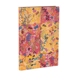 Carnet souple 17,5 x 12 cm 176 p Ligné Kara-ori rose - Paperblanks