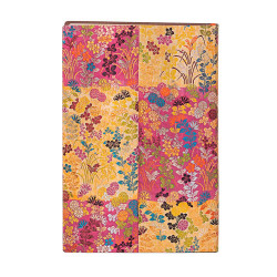 Carnet souple 14 x 9 cm 208 p Ligné Kara-ori rose - Paperblanks