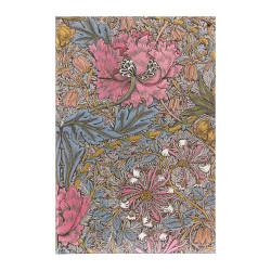 Répertoire Morris, Chèvrefeuille rose avec fermeture élastique 128 pages 9 x 14 cm - Paperblanks