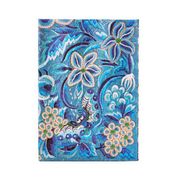 Carnet rigide 18 x 12,5 cm 144 p Uni Saule bleu - Paperblanks