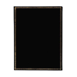 Carnet rigide 23 x 17,5 cm 144 p Ligné Black edition - Paperblanks