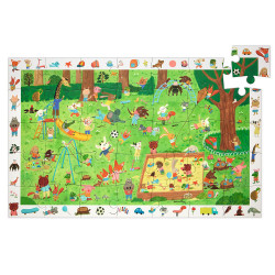Puzzle d'observation Le square des petits amis 35 pcs - Djeco