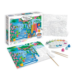 Peinture par numéro La Ville Bleue - Sentosphère