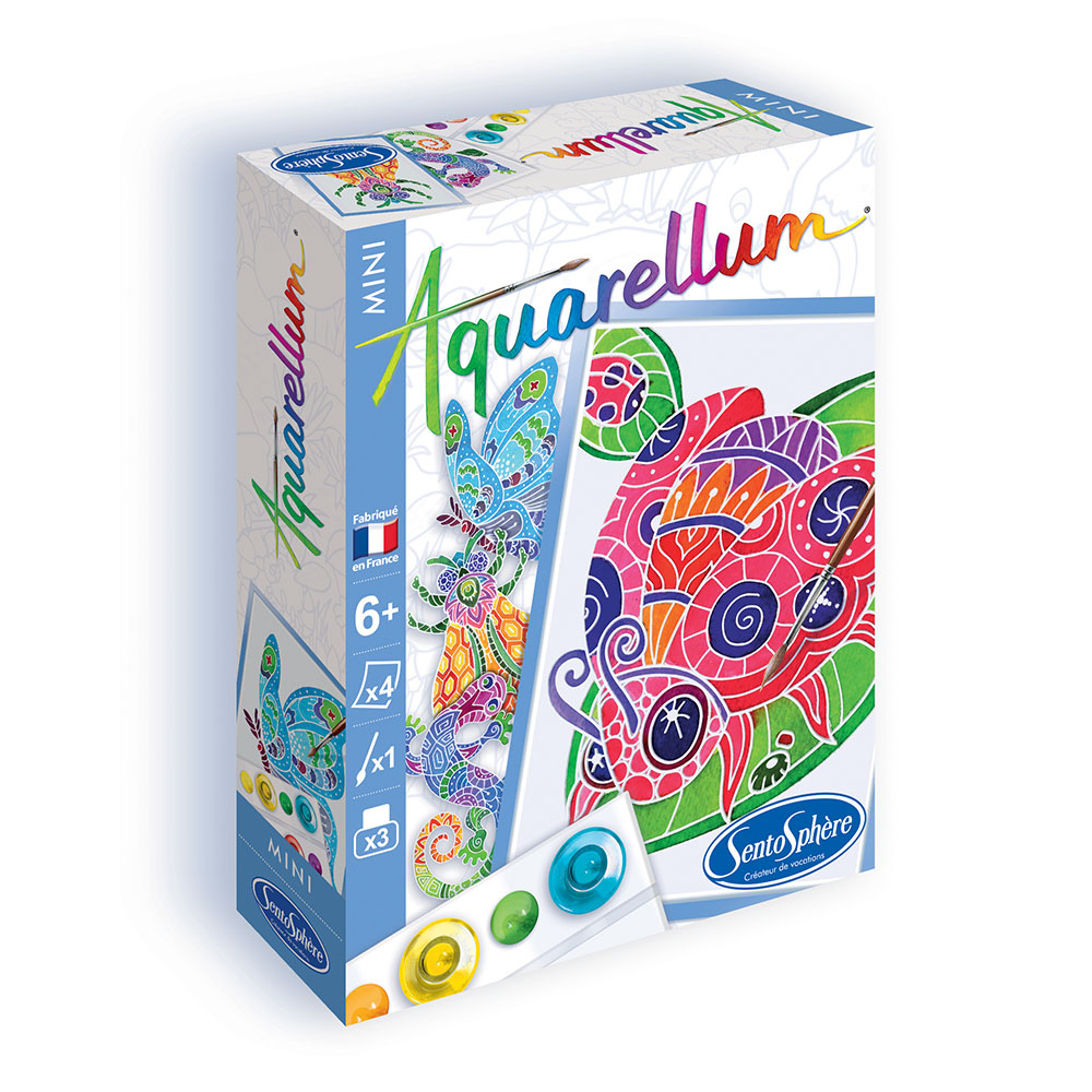 SentoSphère Aquarellum Aquarellfarben-Set Mini Delfine SentoSphère Aquarellum Aquarellfarben-Set Mini Delfine