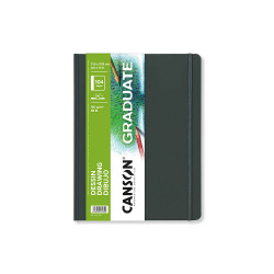 Carnet à dessin 21,6 x 27,9 cm Graduate 160g/m² 52 feuilles - Canson